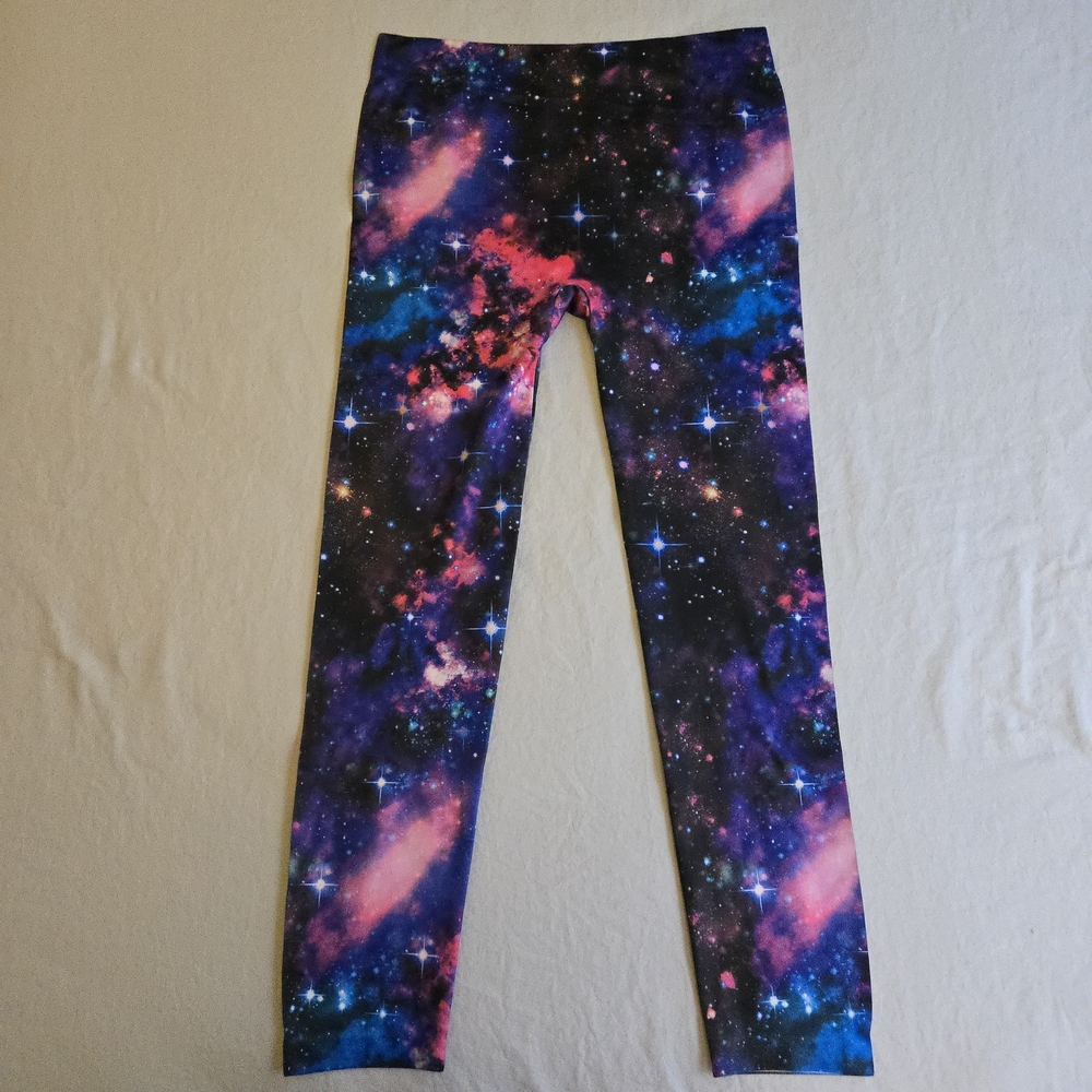 No Boundaries Galaxy Print Seamless Ankle Leggings EB2